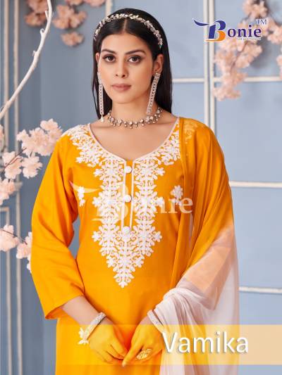 VAMIKA VOL 1 BY BONIE BRAND DESIGNER SALWAR SUIT WHOLESALER IN INDIA